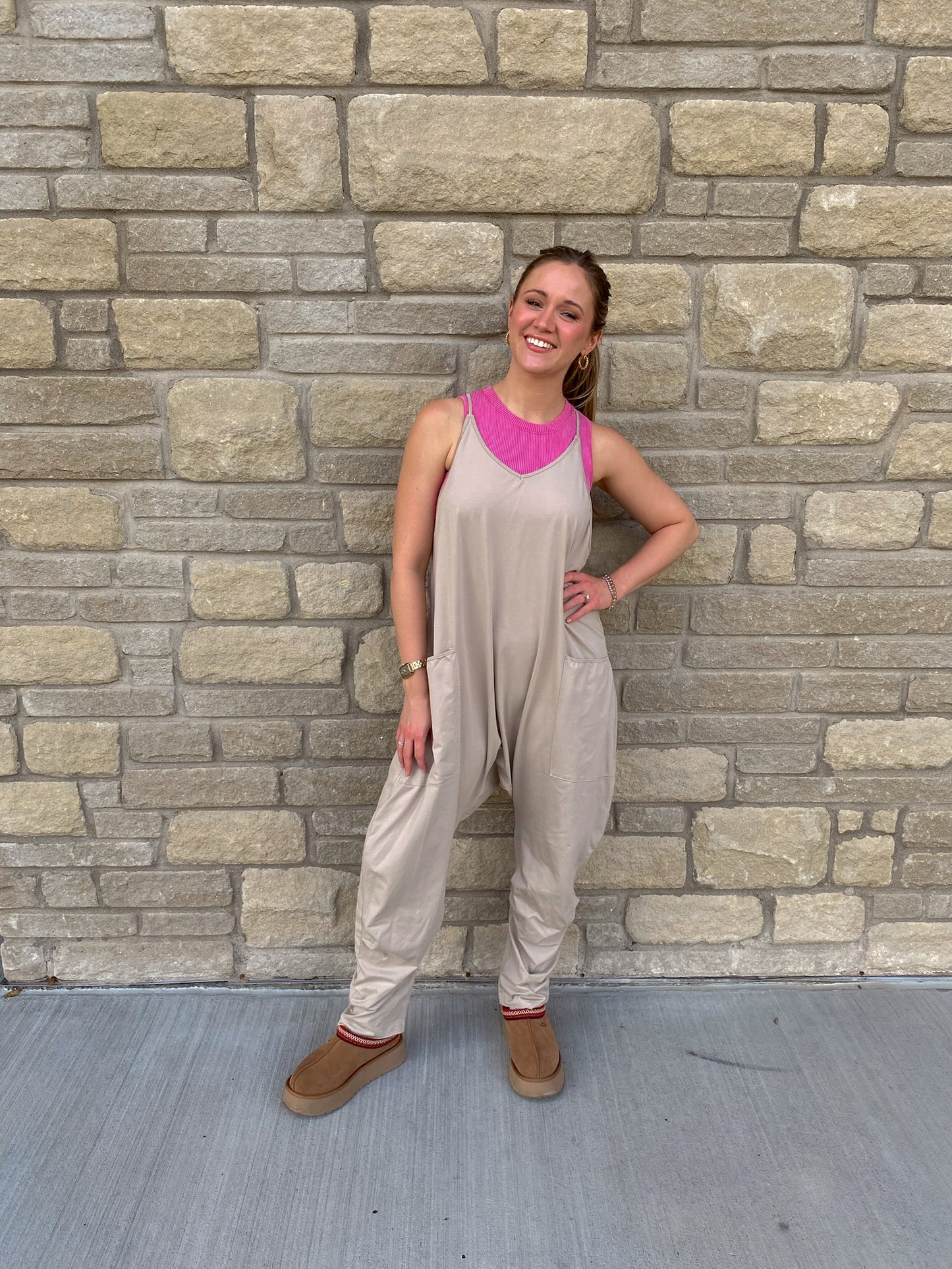Effortless Onesie (Taupe)