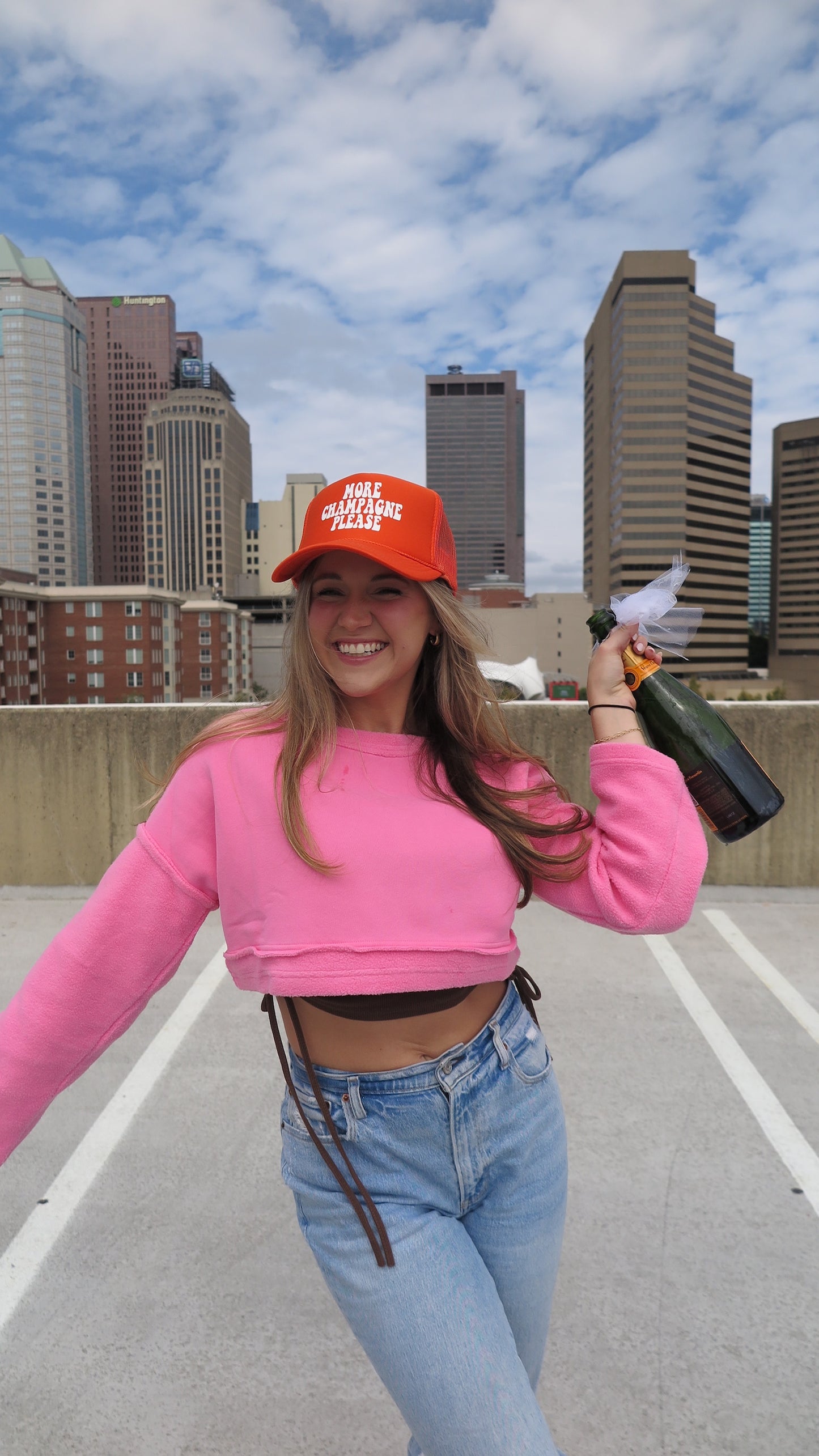 More Champagne Please Trucker Hat