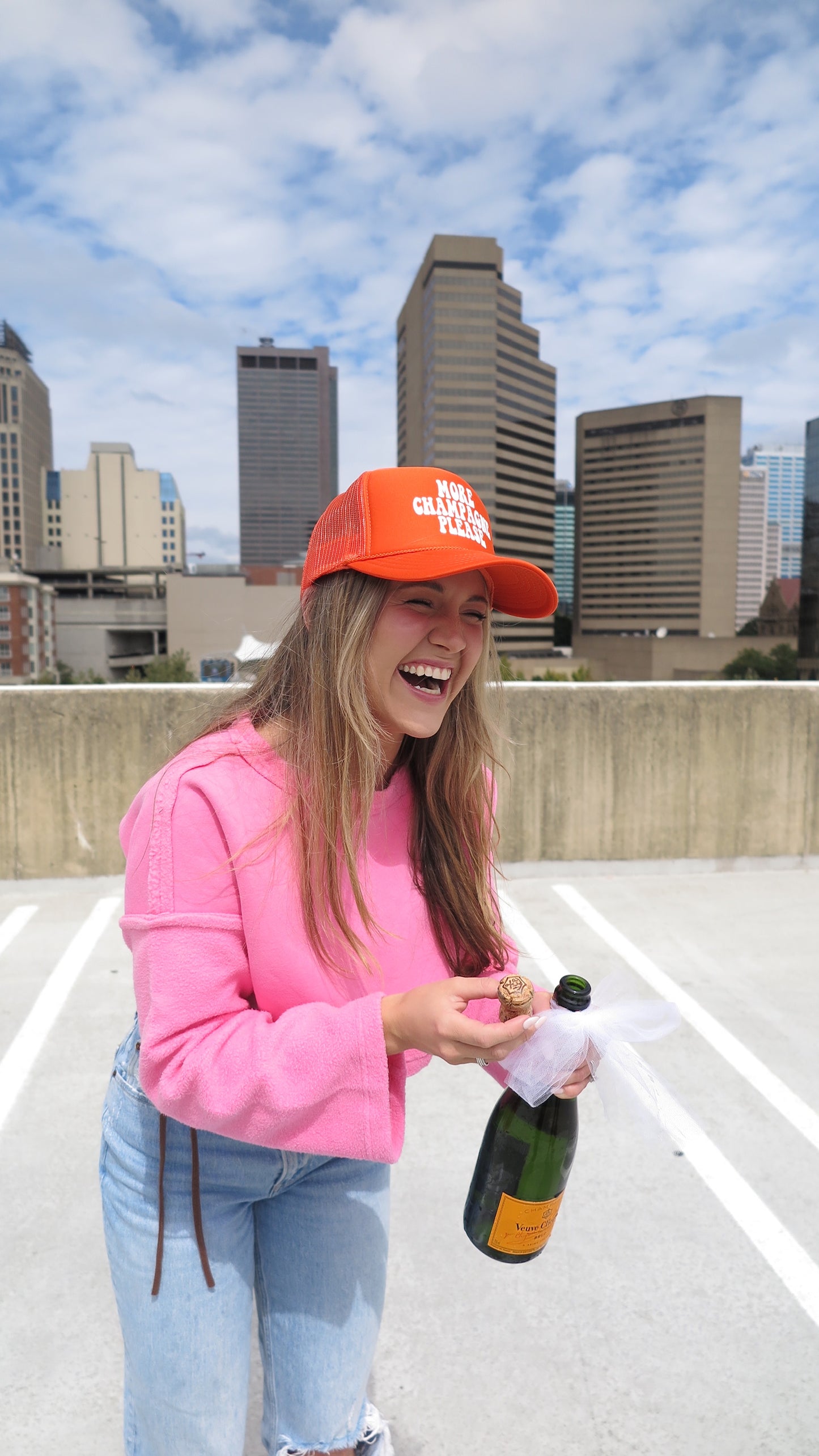 More Champagne Please Trucker Hat