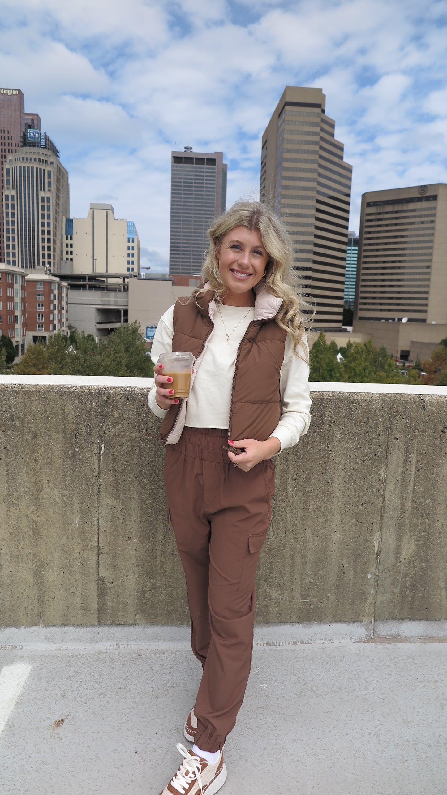 On My Way Cargo Joggers (Chocolate)