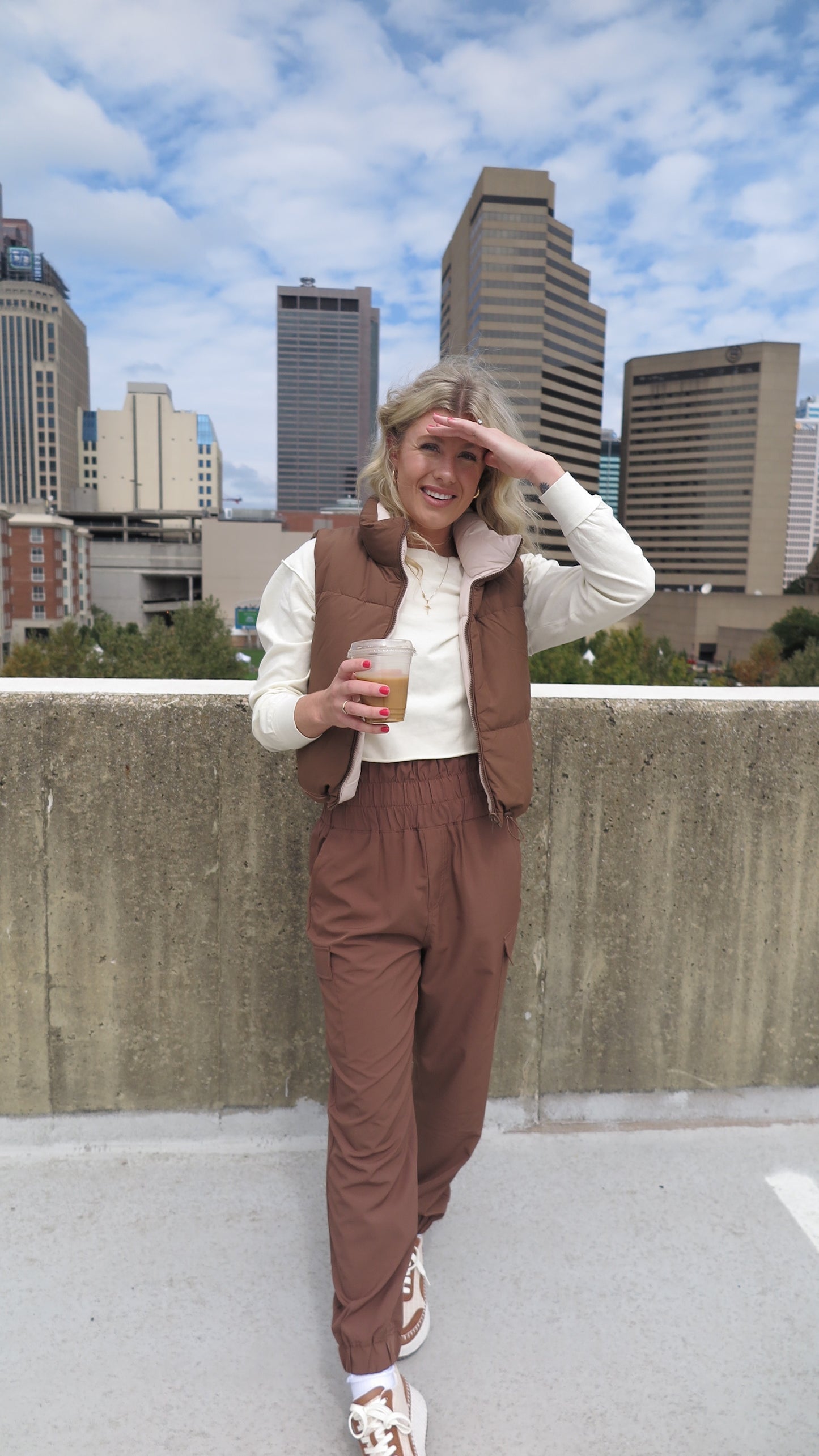 On My Way Cargo Joggers (Chocolate)