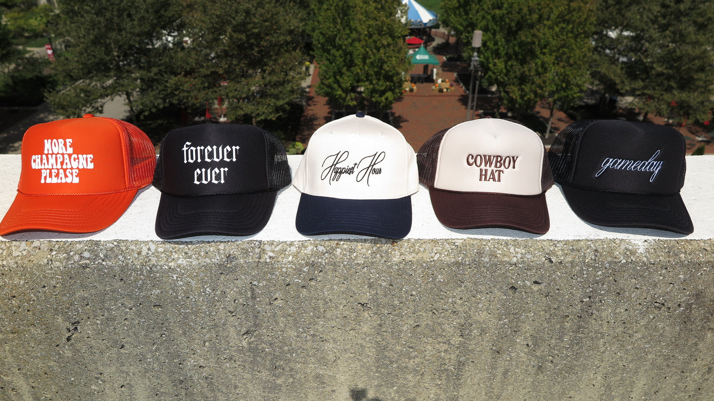 More Champagne Please Trucker Hat