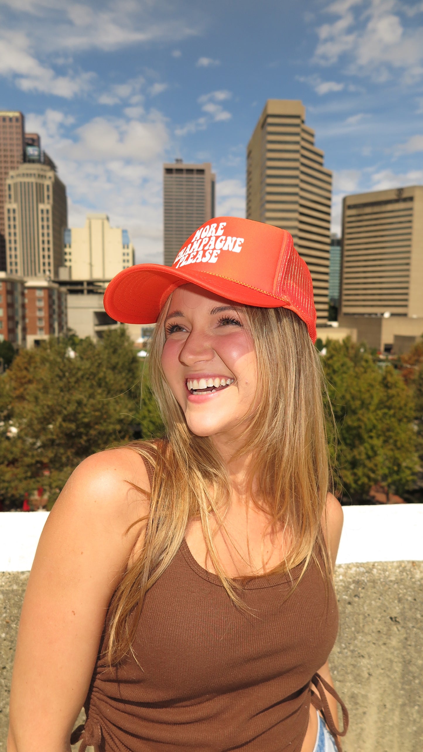 More Champagne Please Trucker Hat