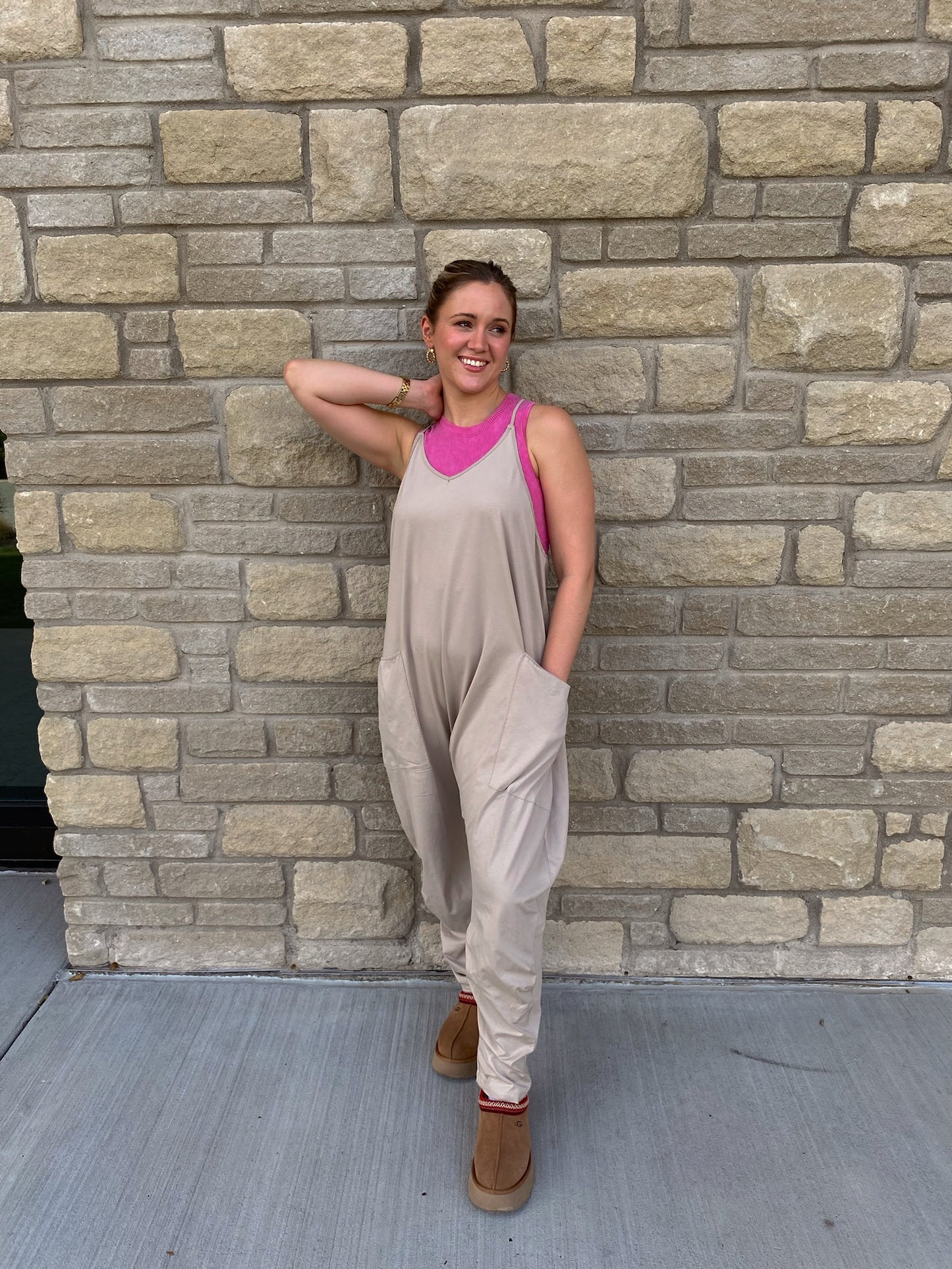 Effortless Onesie (Taupe)