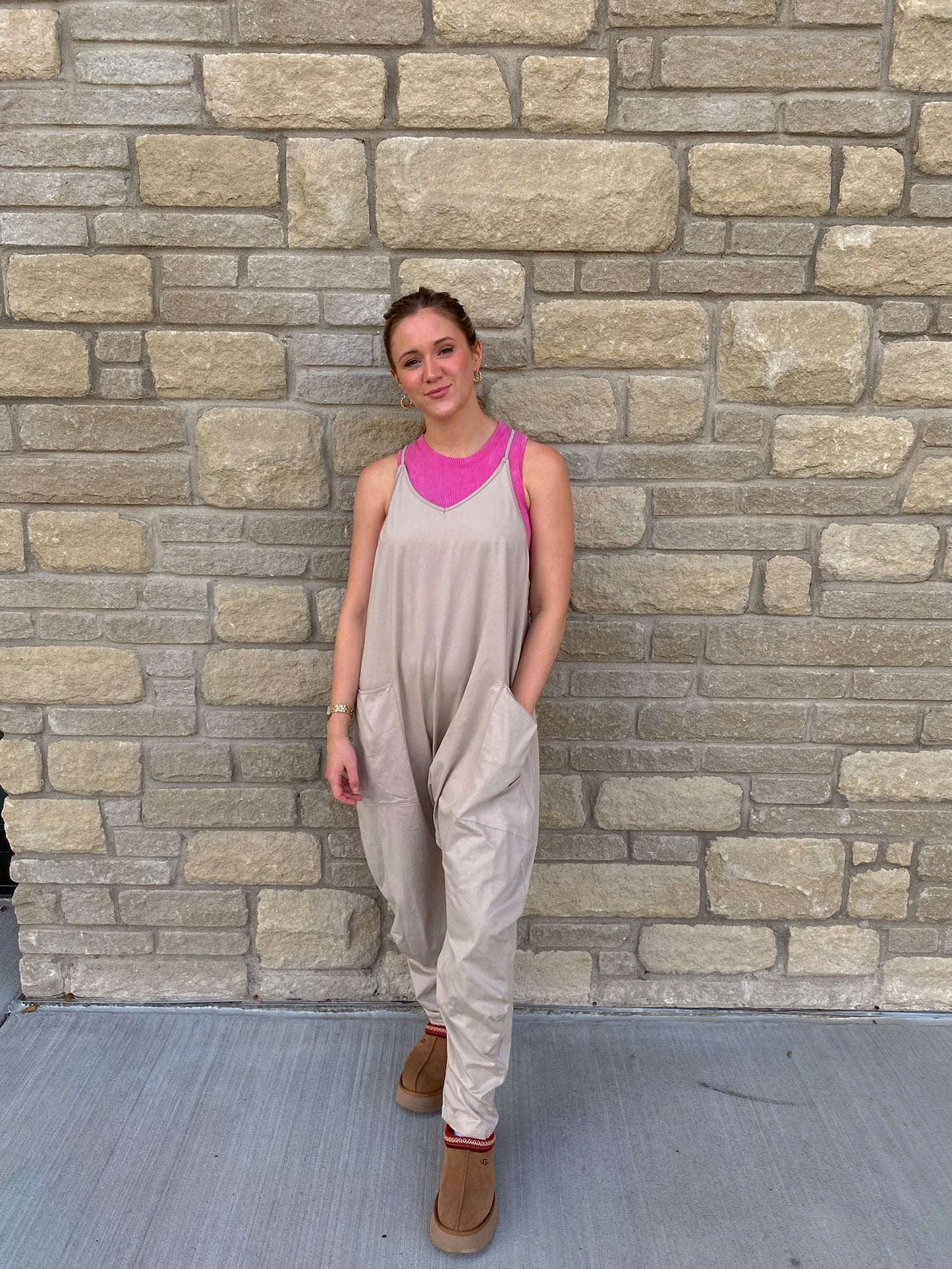 Effortless Onesie (Taupe)