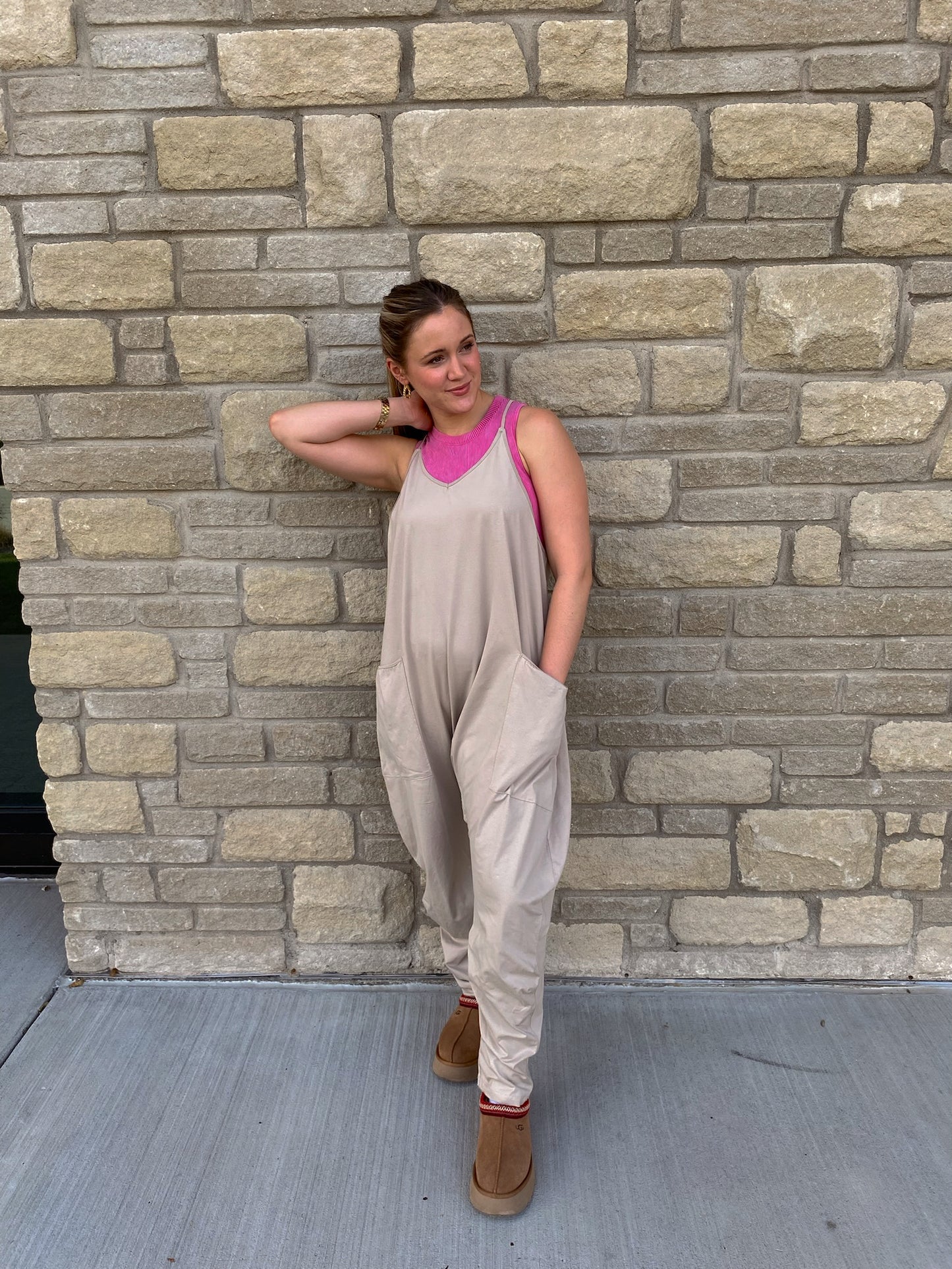 Effortless Onesie (Taupe)