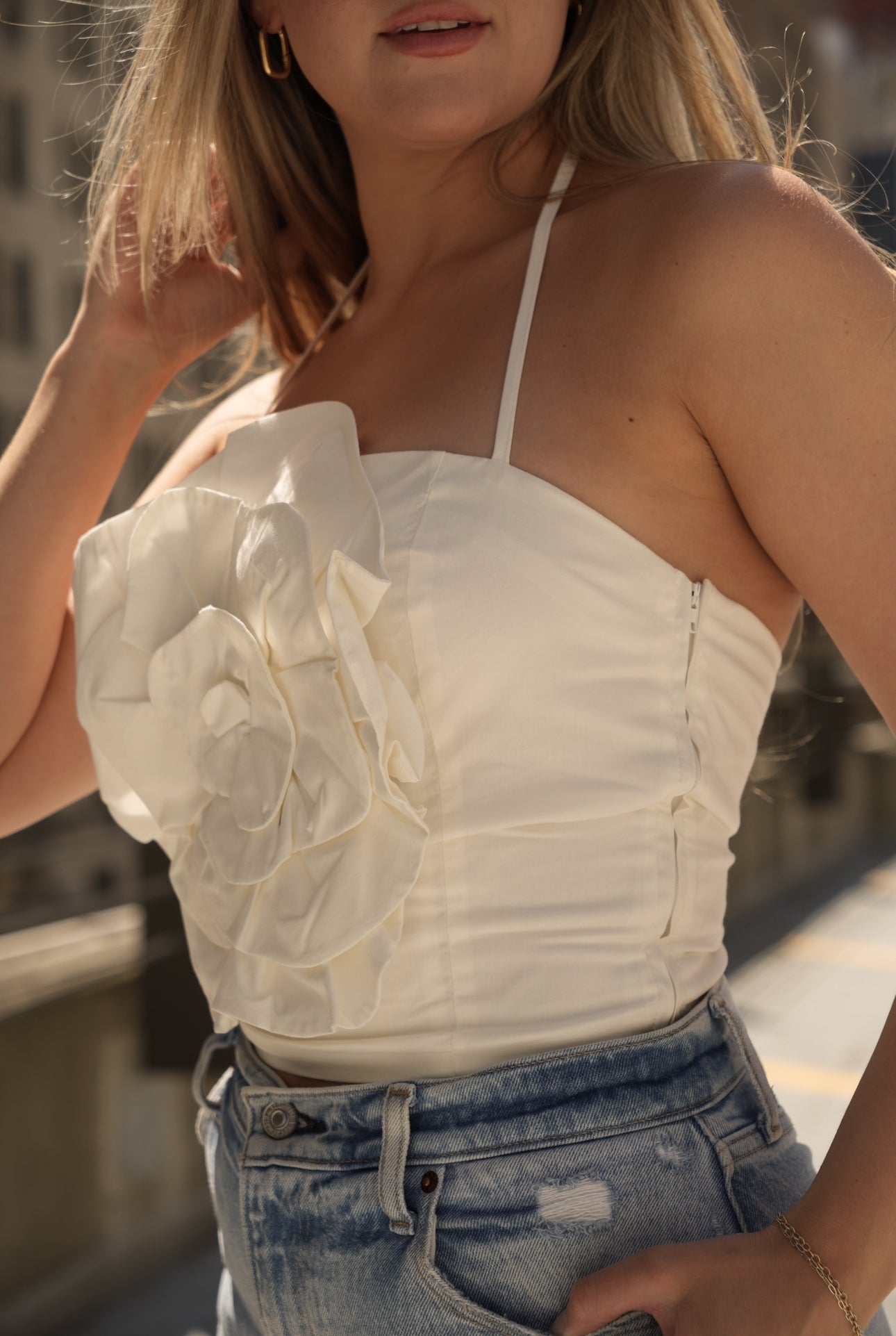 Hibiscus Halter Top