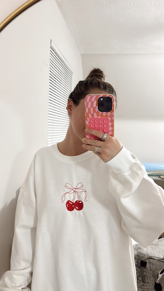 Bow Cherries Sweatshirt