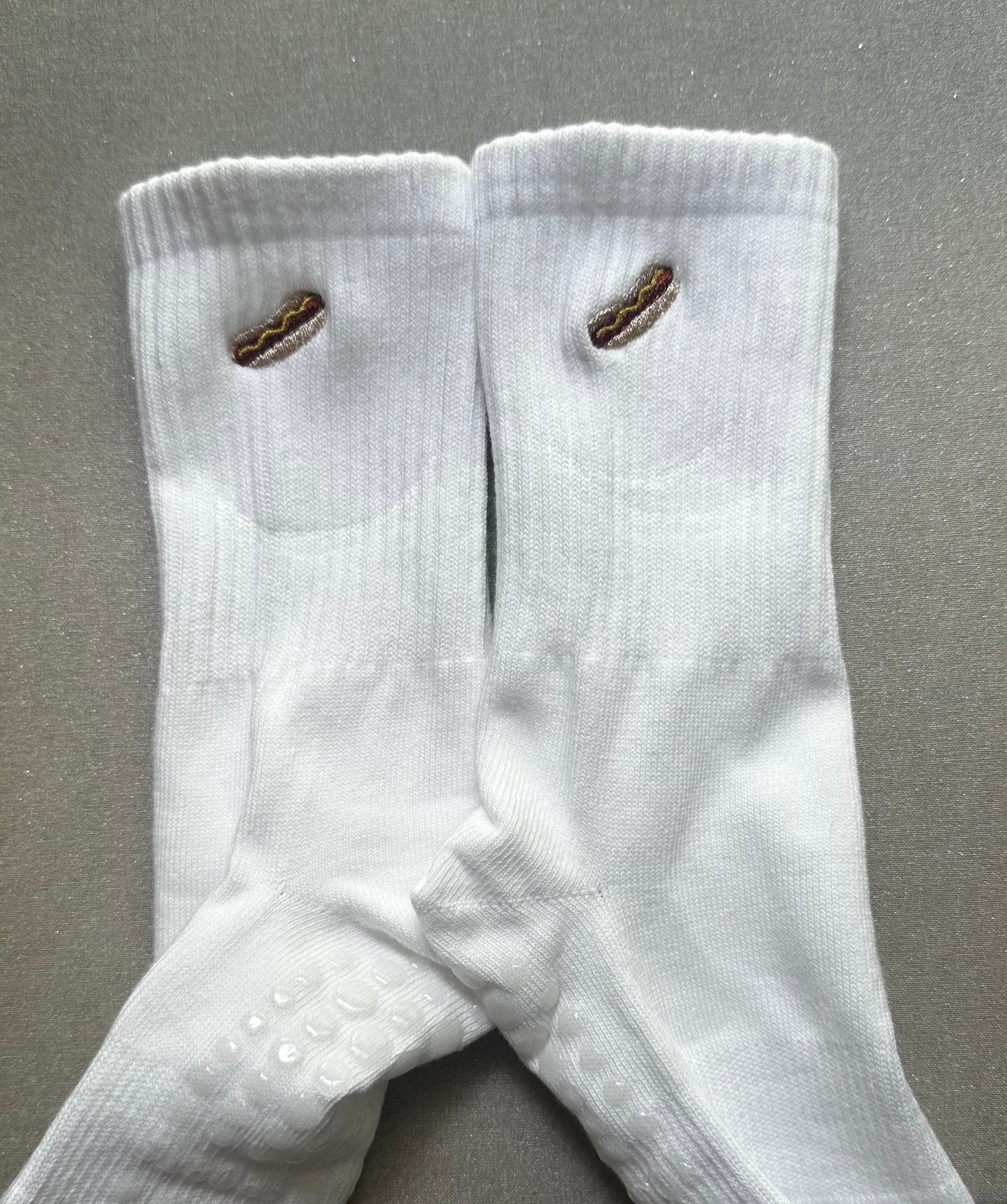 Embroidered Pilates Socks