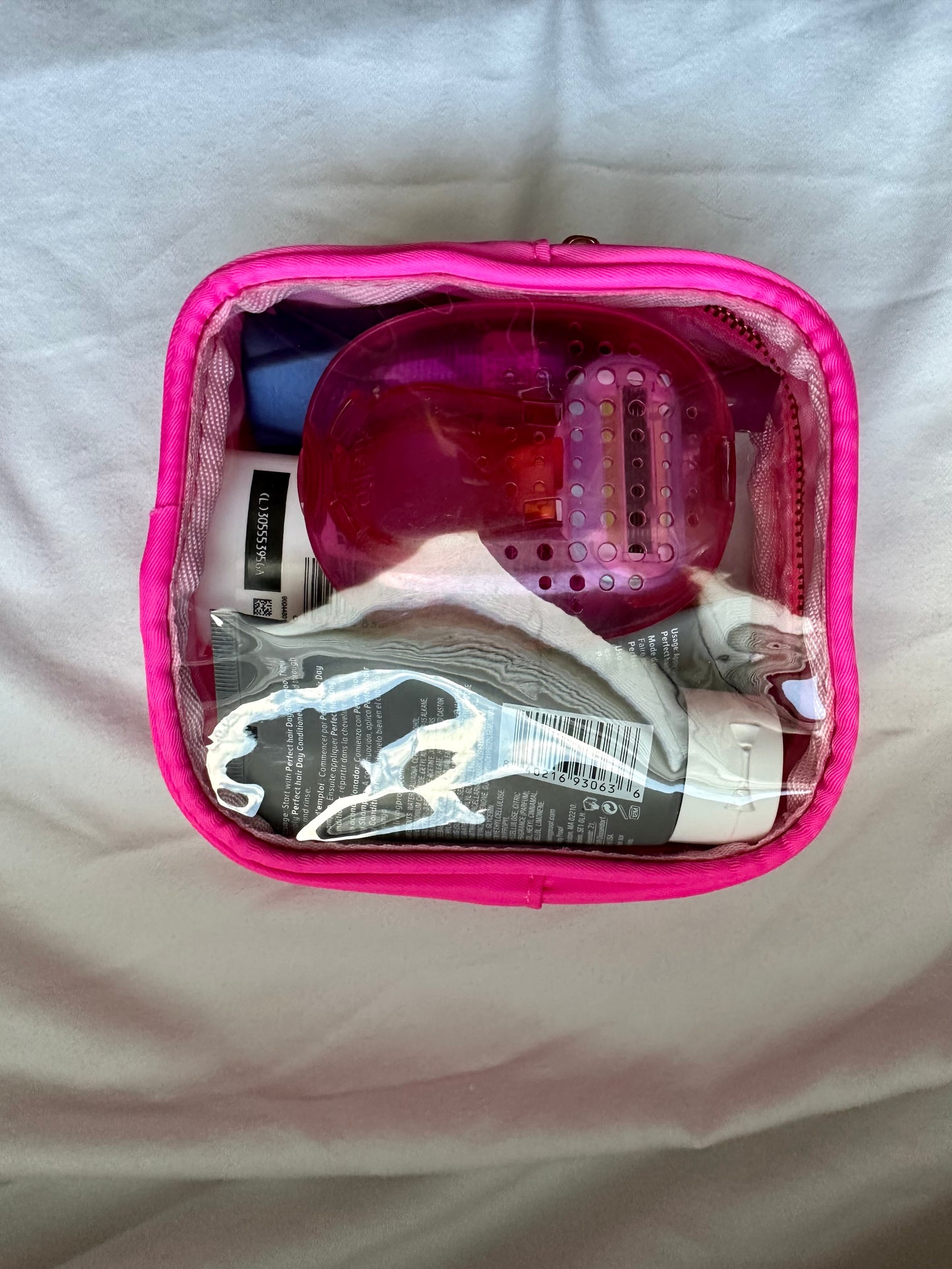 Small Material Girl Pouch (Hot Pink)