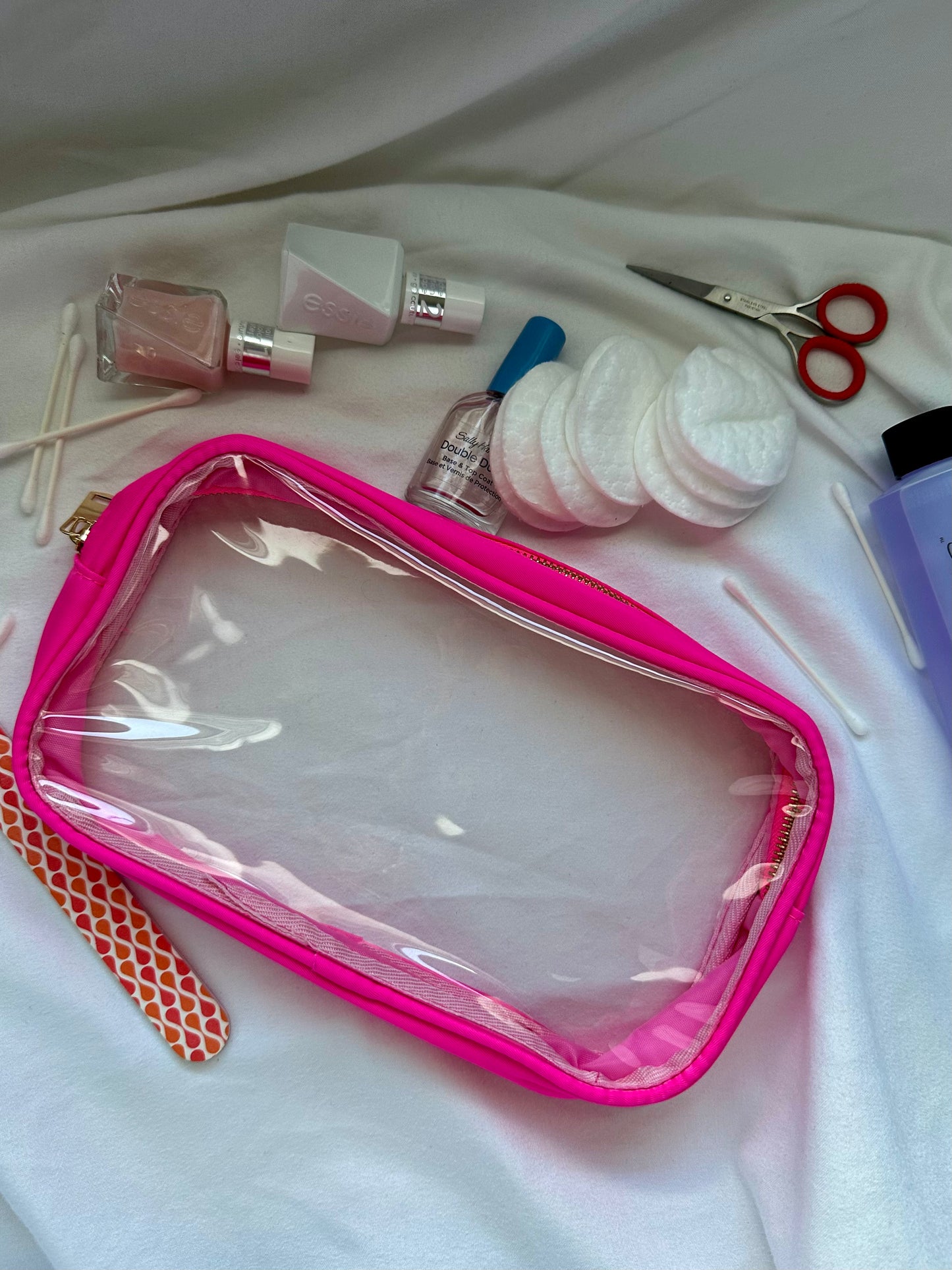 Medium Material Girl Pouch (Hot Pink)