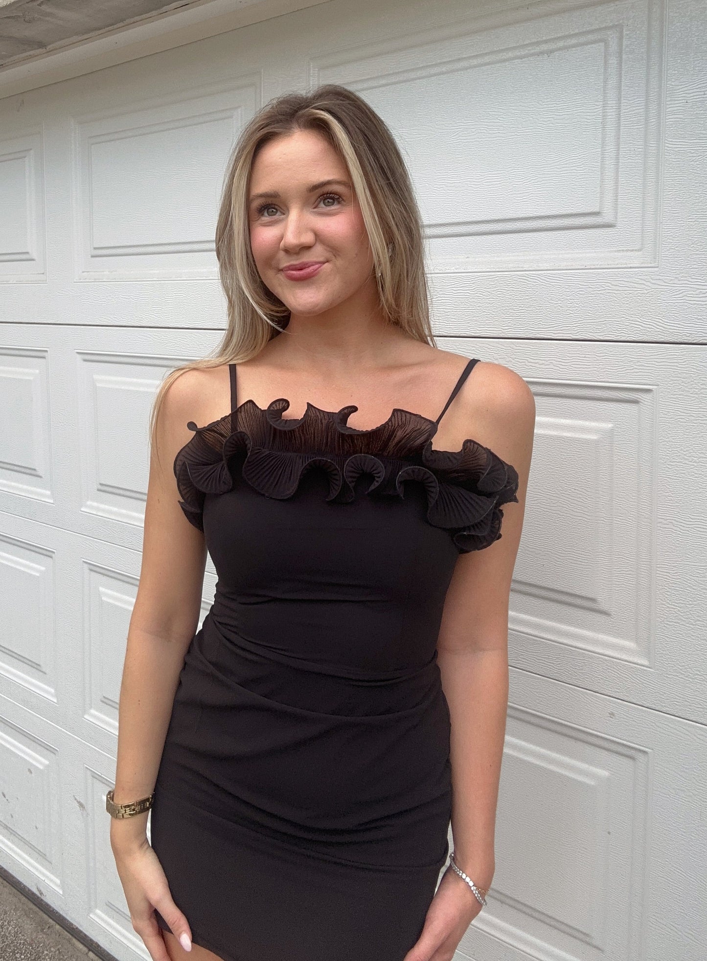 Don't Blame Me Mini Dress (Black)