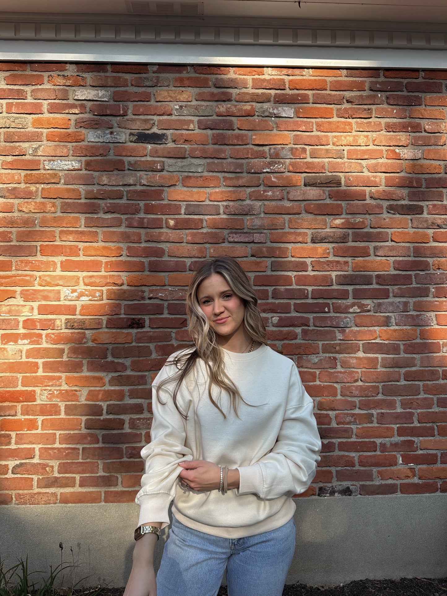 Classic Crewneck Sweatshirt (Sweet Cream)