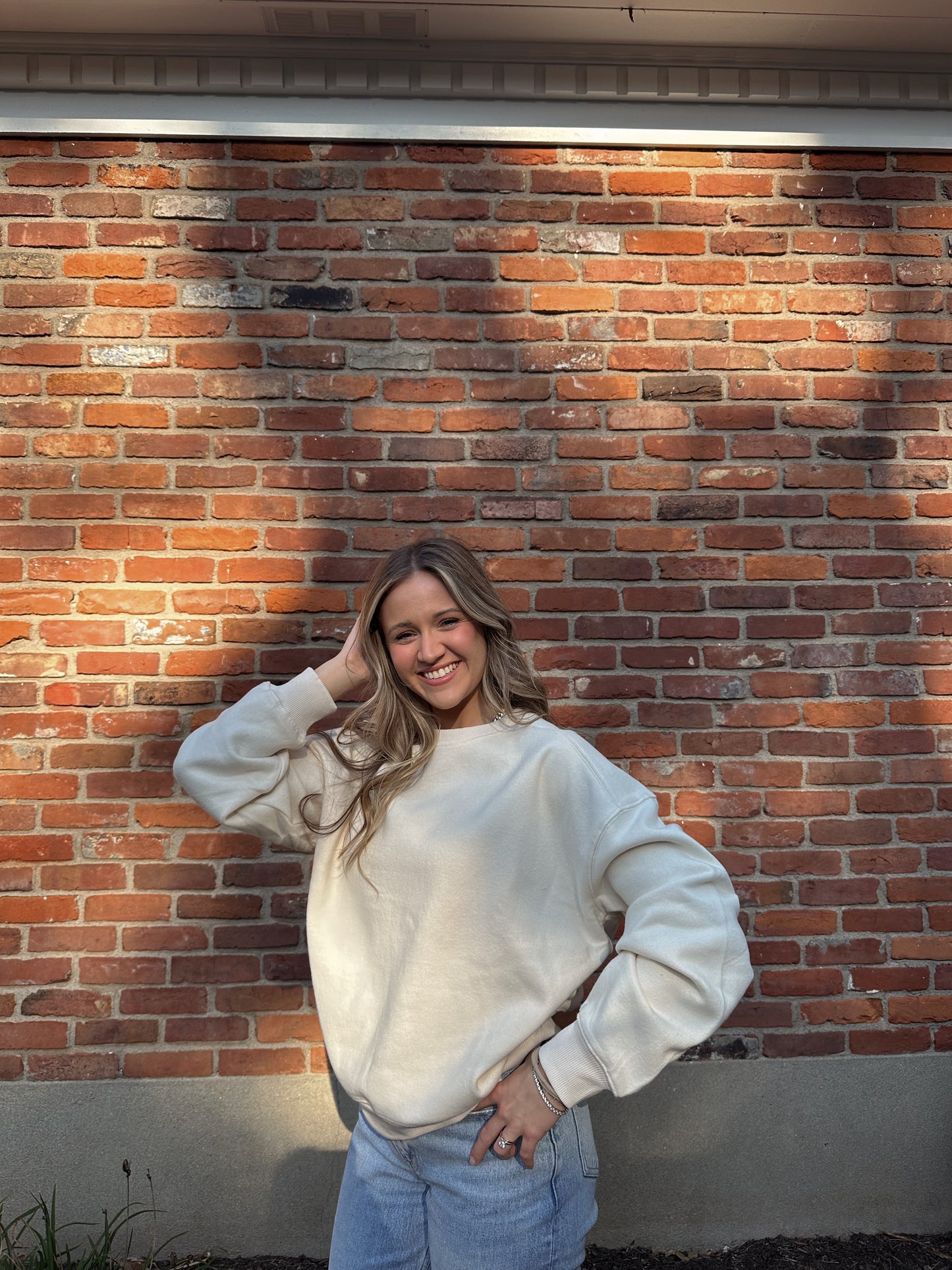 Classic Crewneck Sweatshirt (Sweet Cream)