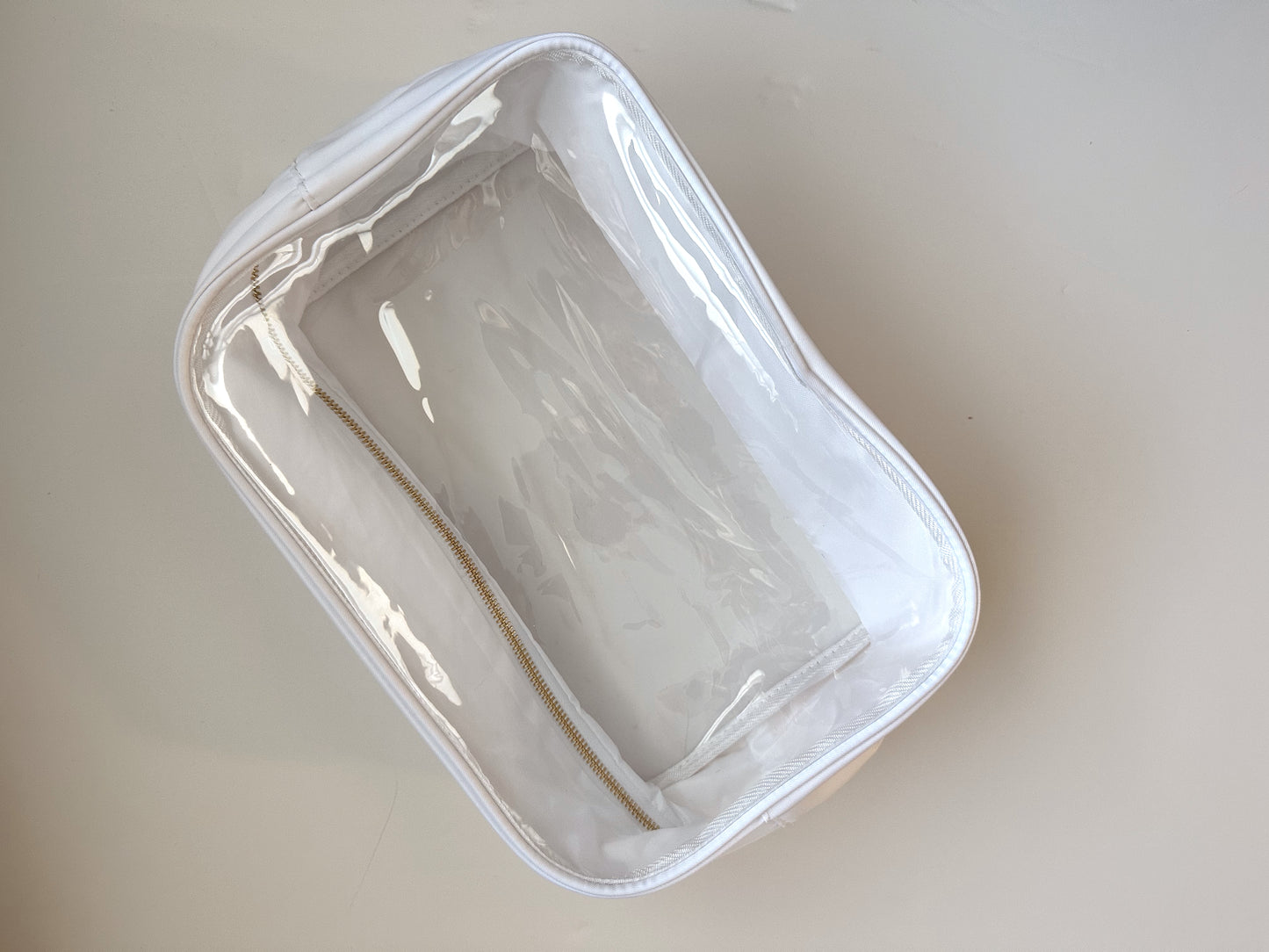 XL Material Girl Pouch (White)