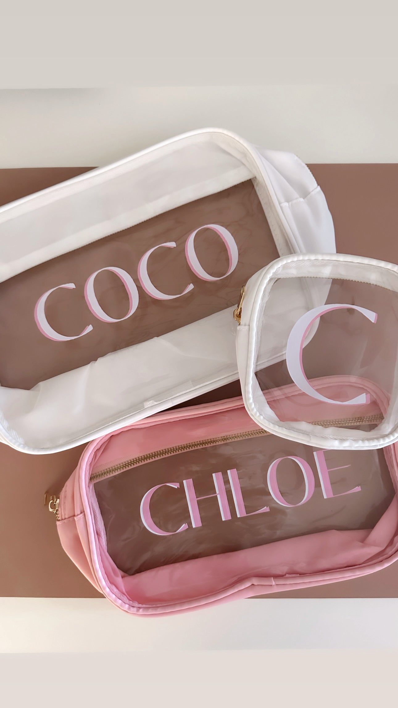 XL Material Girl Pouch (White)