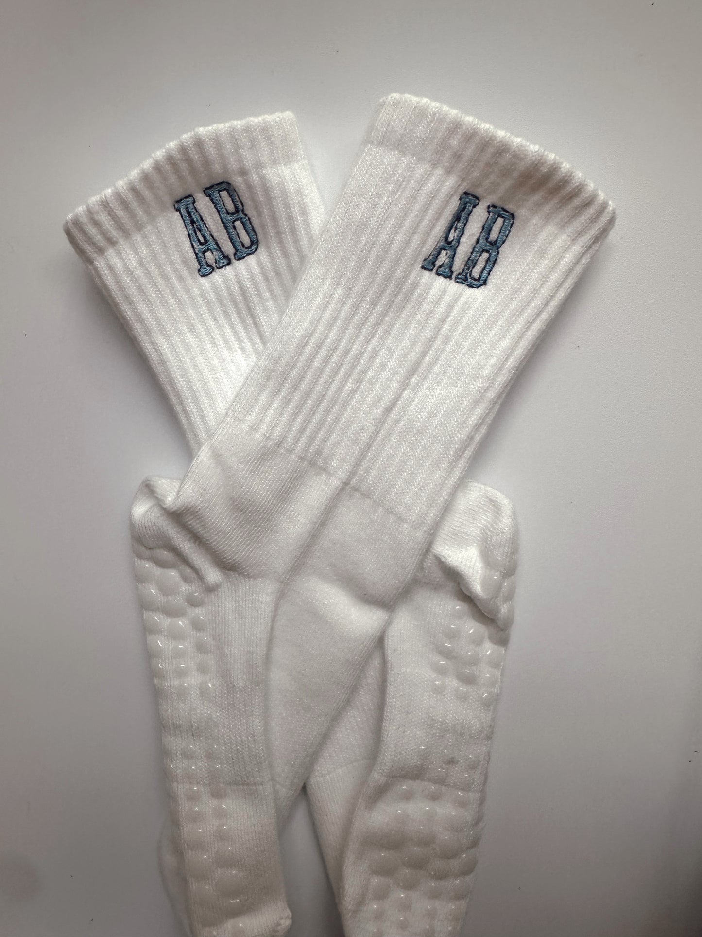 Embroidered Pilates Socks
