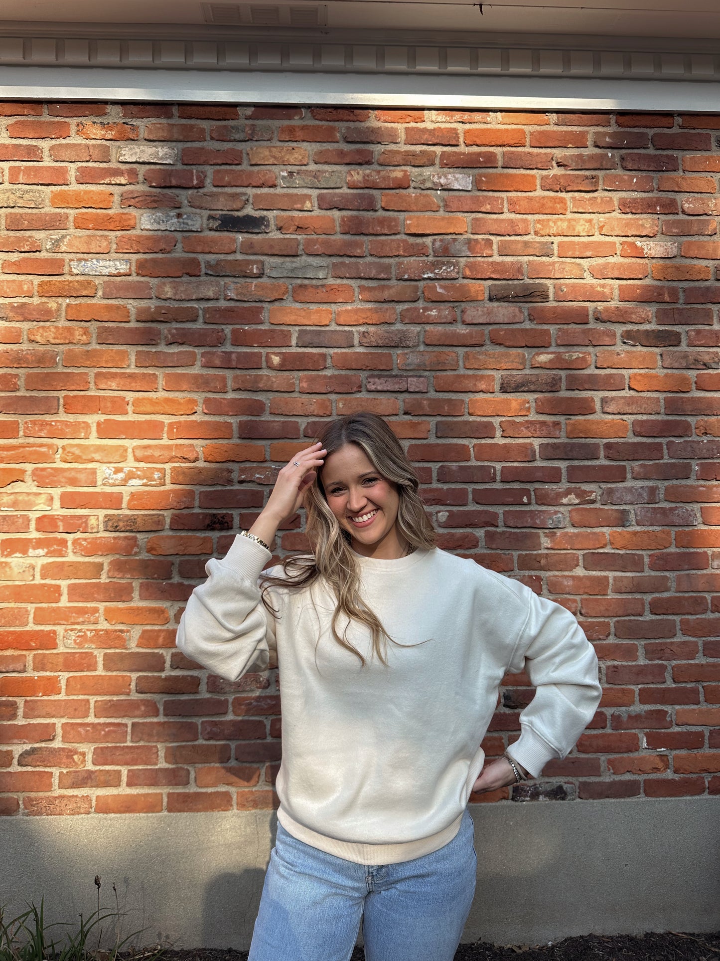 Classic Crewneck Sweatshirt (Sweet Cream)