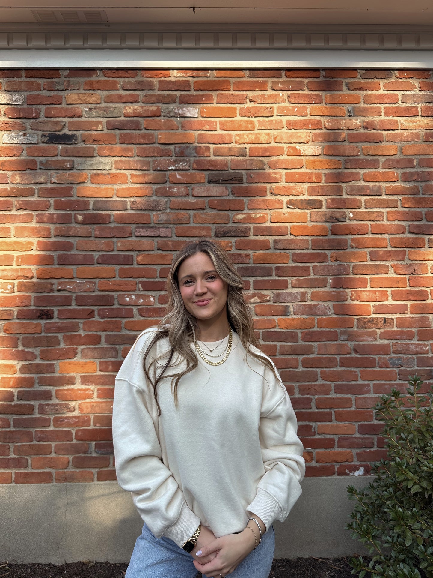 Classic Crewneck Sweatshirt (Sweet Cream)