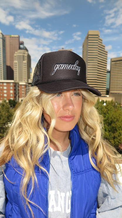 Gameday Trucker Hat (Black)