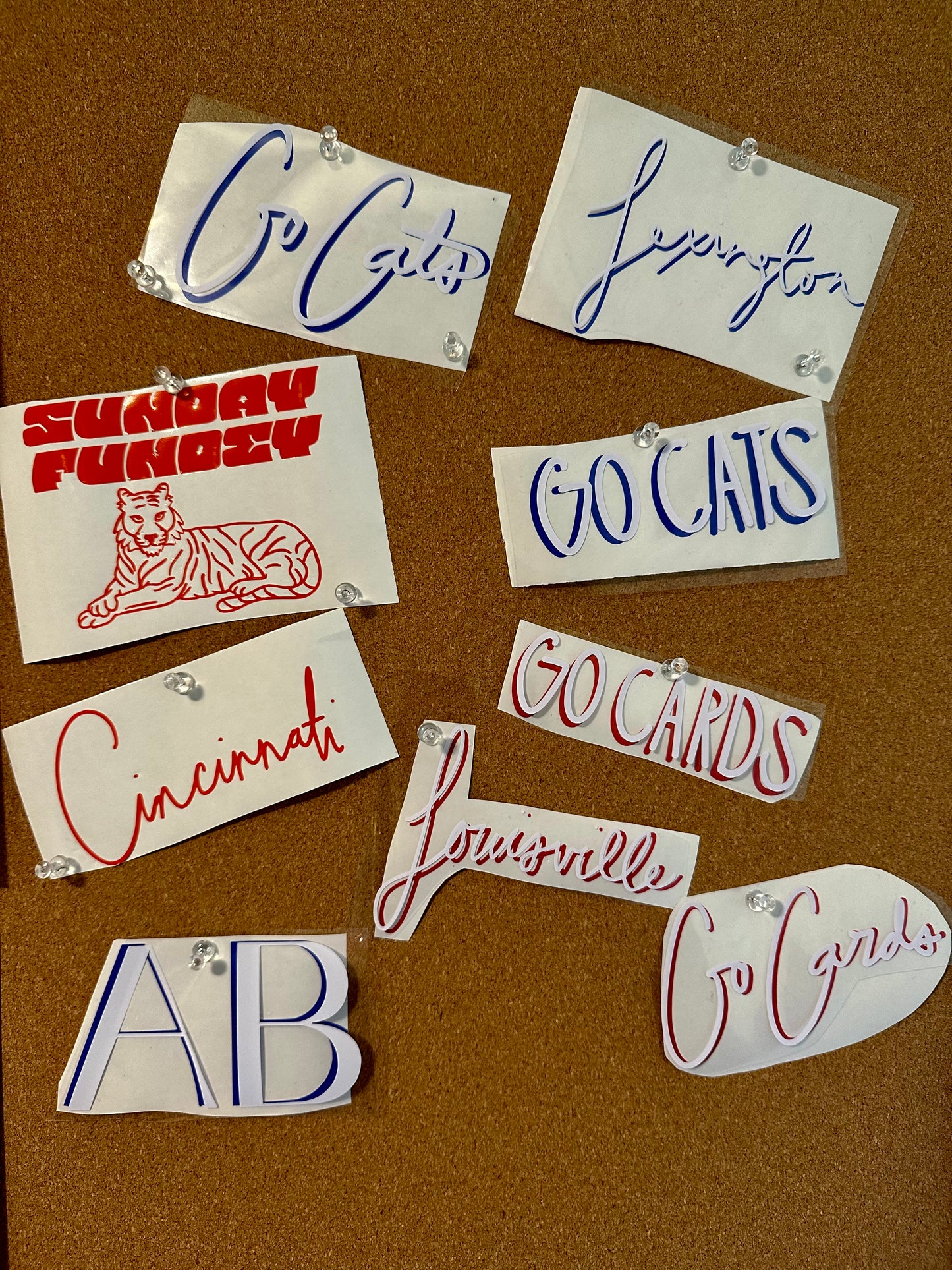 ORMOND ORIGINAL 4.75" GAMEDAY STYLE STICKERS - see details below