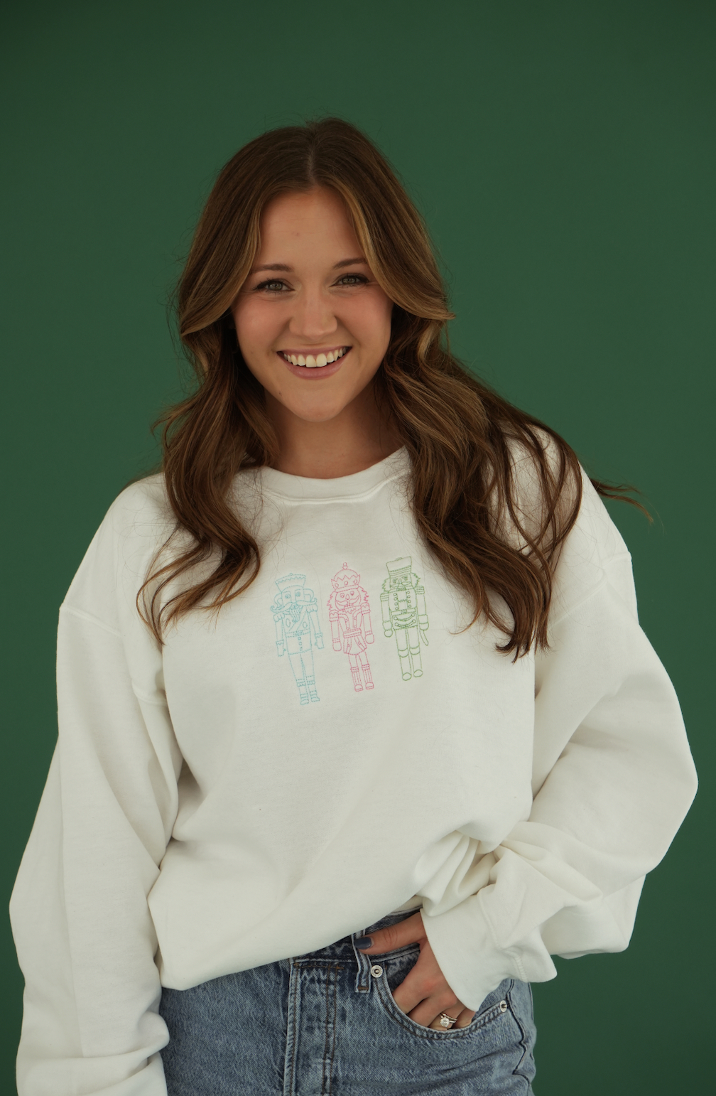 Tricolor Nutcracker Sweatshirt