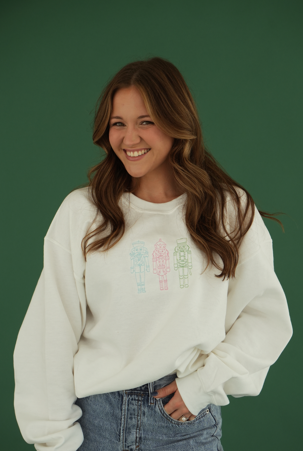 Tricolor Nutcracker Sweatshirt